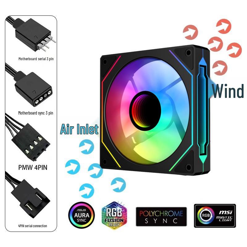 Prism 4Pro 12CM 5V ARGB Silent PC Cooling Fan