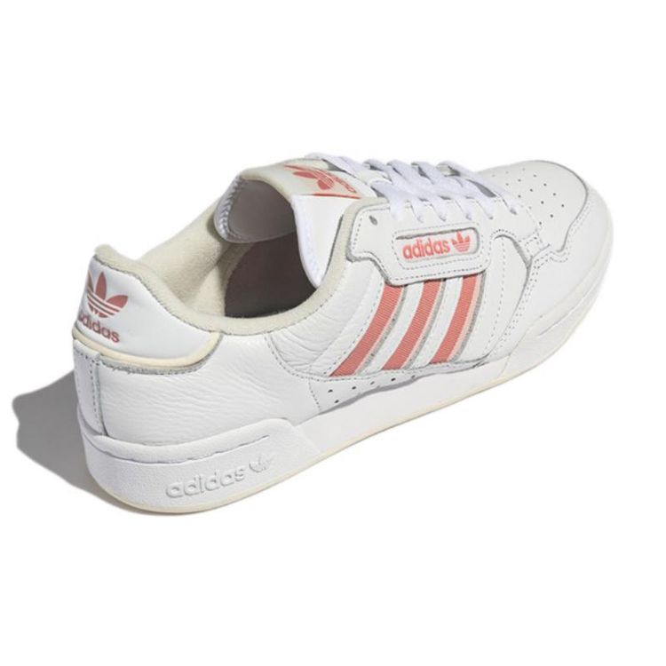 adidas Continental 80 Stripes White Pink Unisex Sneakers Cloud-White Off-White GX1916