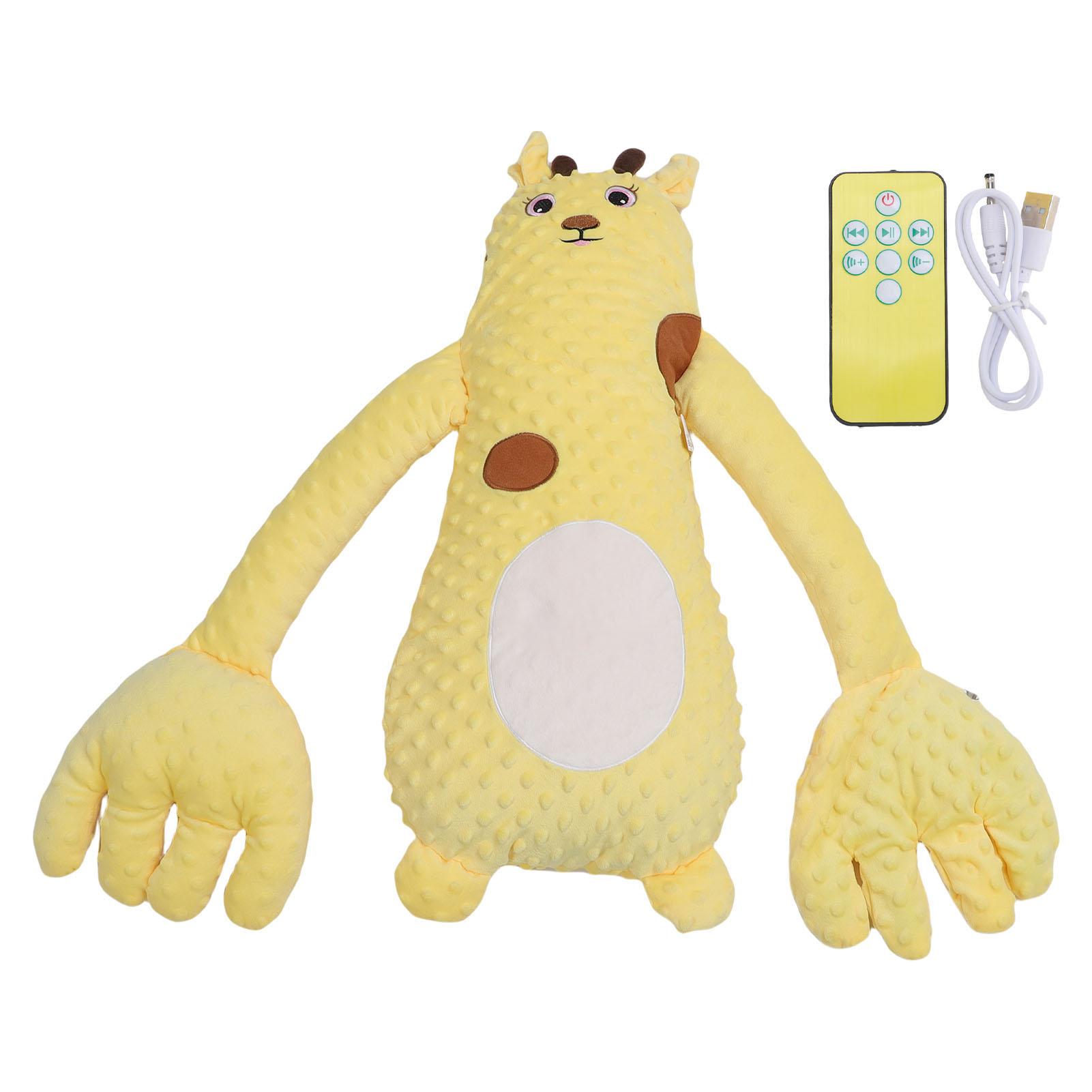 

Подушка для сна для младенца Пальма с пультом управления, наполненная фасолью адзуки, успокаивающая подушка для младенца со встроенной музыкой, тигр