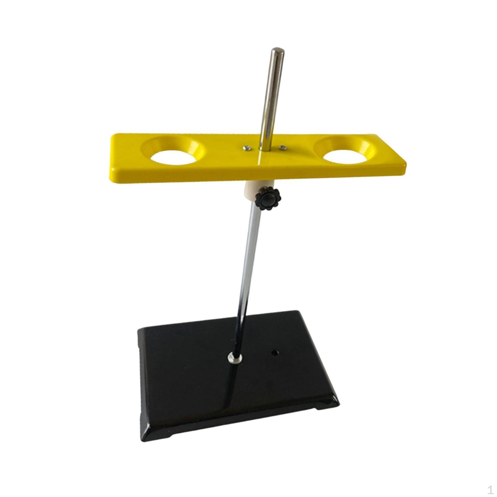 Chemistry Lab Stand Funnel Support 2 Holes Versatile Practical Sturdy Teaching Equipment