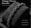 Blumenanhänger Rosenarmband für Damen Koreanischer Stil Süßes Temperament 1 Stück Modeschmuck für Teenager-Mädchen