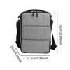 Fishing Reel Bag Crossbody Shoulder Nylon Cloth Practical Water Resistant Shockproof Drum Reels