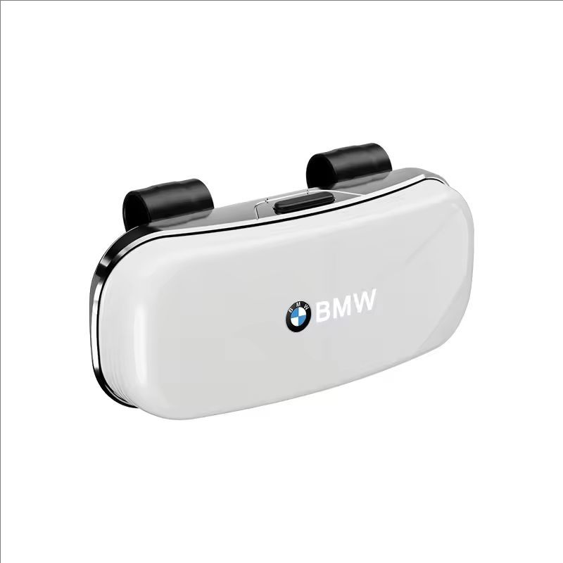 For BMW 1 2 3 4 5 6 7 Series X1 X2X3X4 X5 F48 E70 E90 E60 G30 G20 Press Switch Car Glasses Box Sun Visor Glasses Holder/ Sticker ER4
