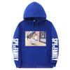 Spy X Family Anime Print Hooded Sweatshirt Men Women Oversized Fleece Pullover With Ribbed Hem