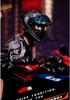 Unisex Carbon Fiber Full-Face Motorcycle Helmet with Bluetooth & Anti-Fog, 3C Certified for All Seasons