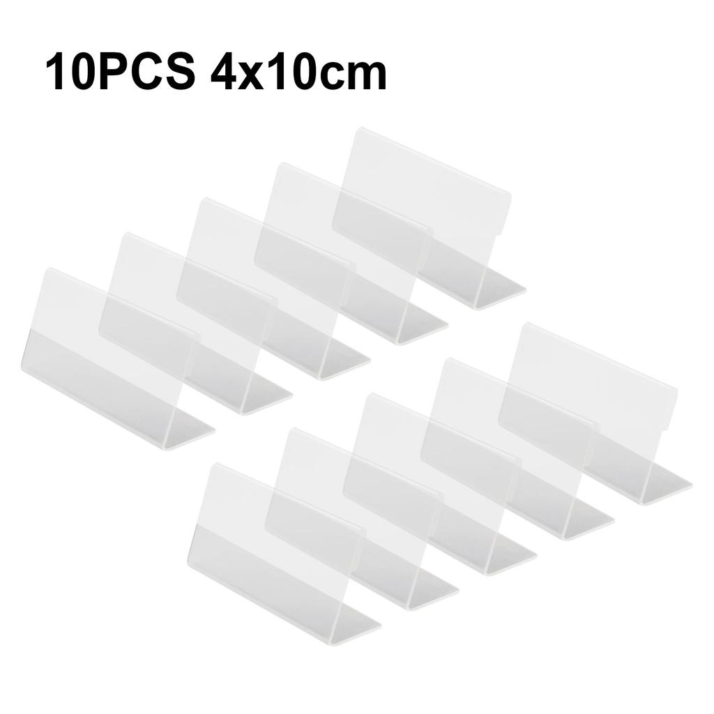 Display Display Stand Label Price Shop Sign Transparent Acrylic
