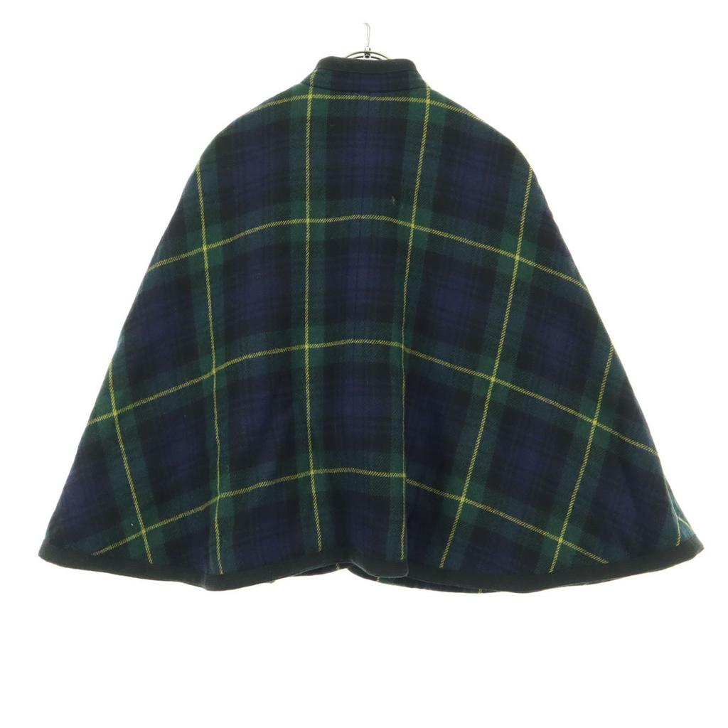 POLO RALPH LAUREN Check Pattern Long sleeve China Button poncho M green Kid's Used