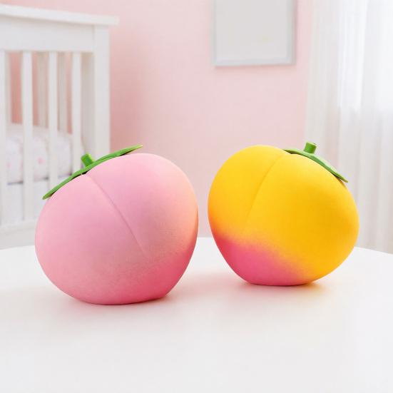 Stress Relief Toy Giant Peach Toy Realistic Large Squeeze Soft Simulated Fruit Sensory Desk for Adults & Kids Anxiety