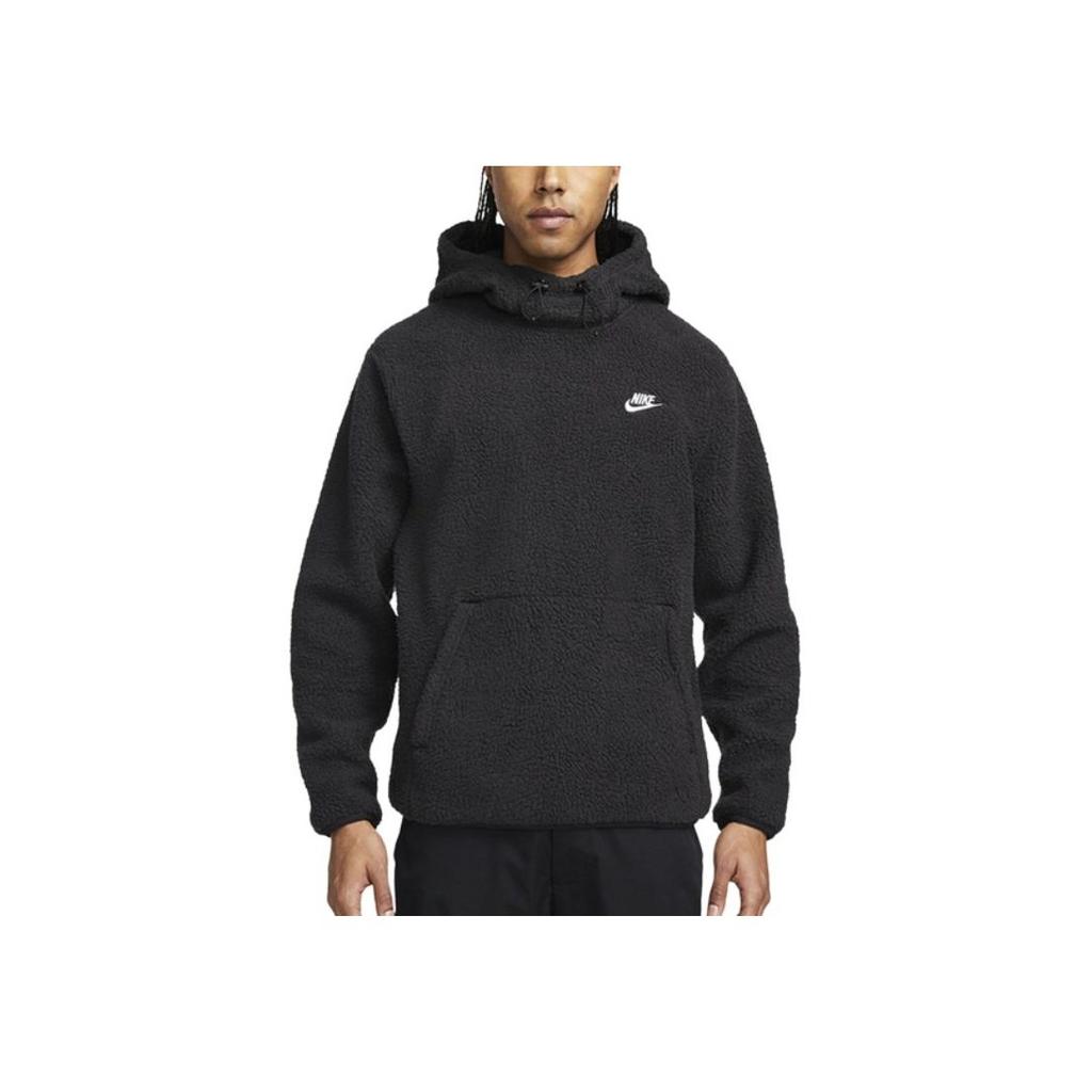 Nike Sportswear Sport Essentials+ Fleece-Lined Pullover Hoodie Men Tops Black DD5014-010