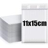 100/10pcs Thickened White Bubble Envelopes Bags Waterproof Self Sealing Shipping Bags Packaging Bag Mailers Storage Organizer