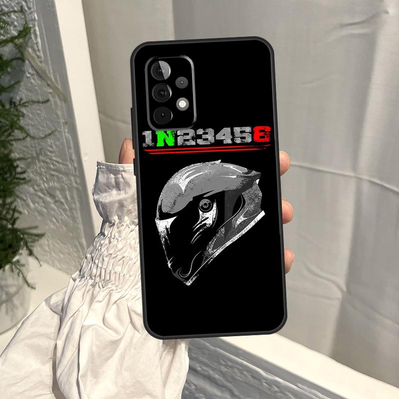 1N23456 Motorcycle Case For Samsung Galaxy A52S A06 A16 A26 A36 A56 A55 A35 A15 A53 A32 A33 A13 A14 A34 A54 A17