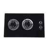 Marine Gas Stove 2 Burner LPG Gas Cook Top Stove Tempered Glass Double Hob 1.8kw for Boat Caravan RV Camper