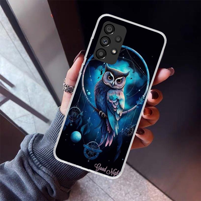 Retro Feather Dreamcatcher Phone Case For Samsung Galaxy A12 A52S A42 A32 A22 A51 A50 Note 20 Ultra 10 S10 Plus A71 A70 A31 A30