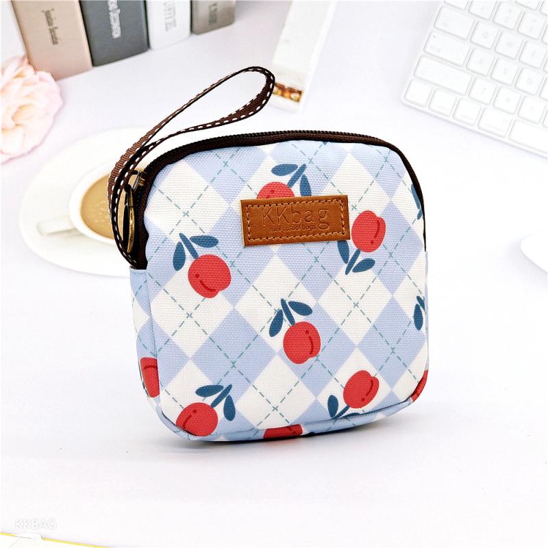 

Girl Napkin Credit Card Holder Headphone Case Sanitary Bag Change Purse Waterproof Portable Storage Bag
