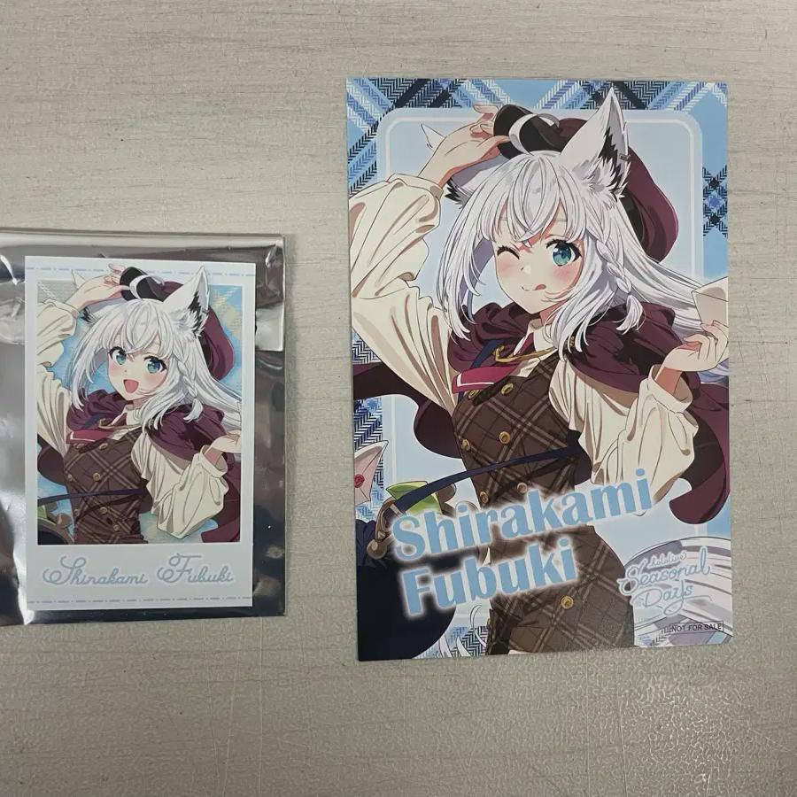 

Holo Live Shirakami Fubuki Valentine s Day Card+postcard Set