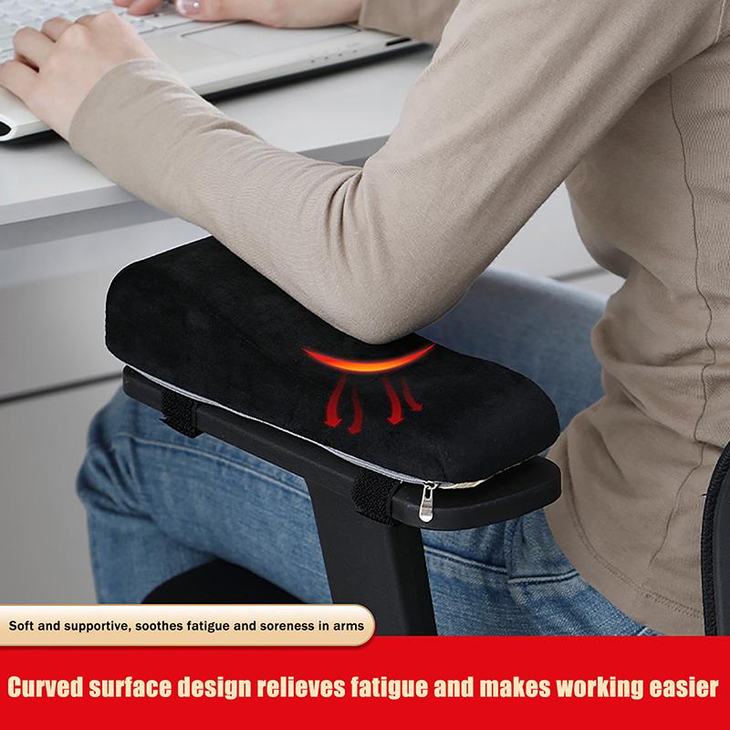 1Pair Chair Armrest Pad Elbow Pillow Support Cushion Foam Inner Core Sofa Cushion For Relieve Pressure On Elbows Forearms