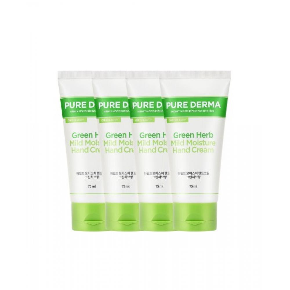 Onthebody Hand Cream Green Herb 75ml 4pcs NONE
