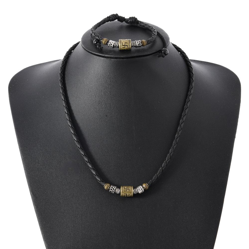 Universeller Charakter Totem Legierung Anhänger, Antike Gusswachsschnur, Verstellbarer Artikel, Armband, Retro Tibetischer Stil Metallzubehör