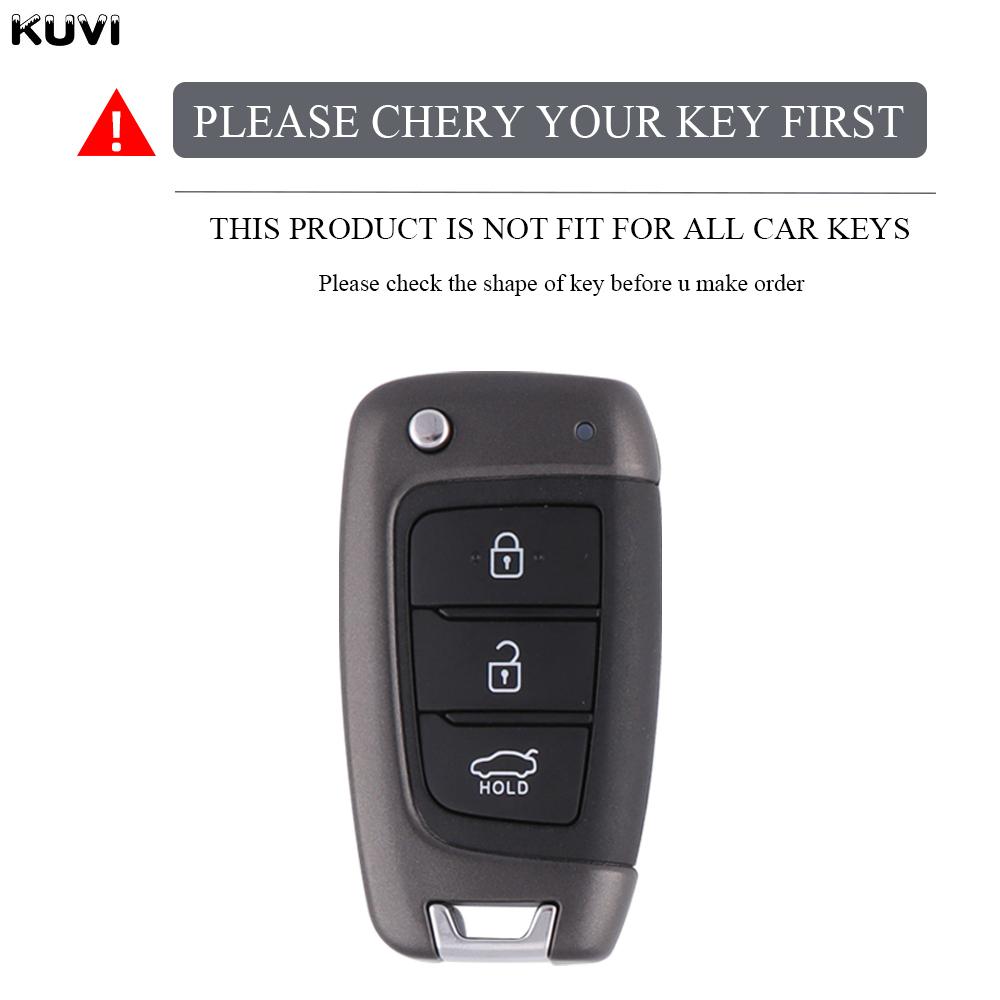 New TPU Car Flip Key Case Cover Shell For Hyundai Elantra Solaris I30 I35 I40 IX35 Sonata Santa Fe Tucson Verna Celesta Accent