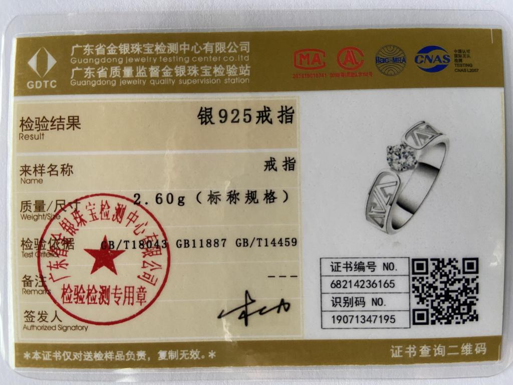 925 Sterling Silver AAA Zircon Ring Wedding Woman Charm Jewelry