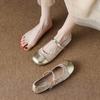638-18 Mary Jane Damenschuhe 2025 Herbst neue flachsohlige Einzelschuhe flache Ballerinas Sommerschuhe