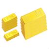 10Pcs Artificial Fake Gold Bar Bullion Prop Table Ornaments Display Toy
