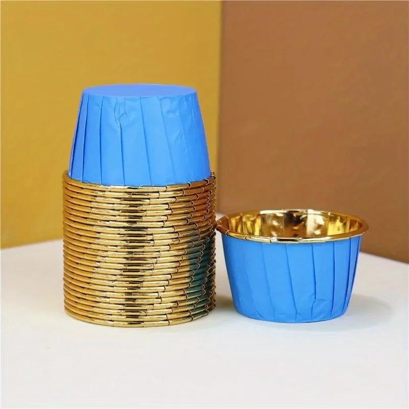 Large 50PCS Pack Muffin Cupcake Liner Cake Wrappers Baking Cup Tray Case Cake Paper Cups Pastry Tools Party Supplies