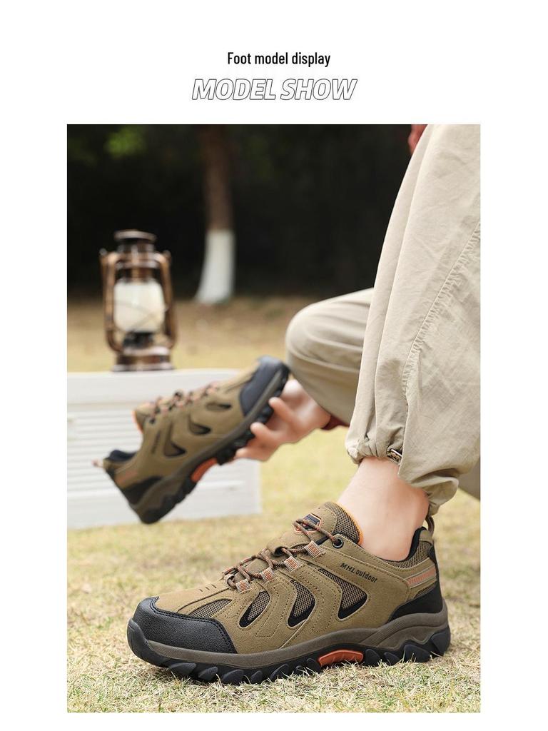 Men's Four-Season Outdoor Hiking Shoes - 2025 Low-Top Style