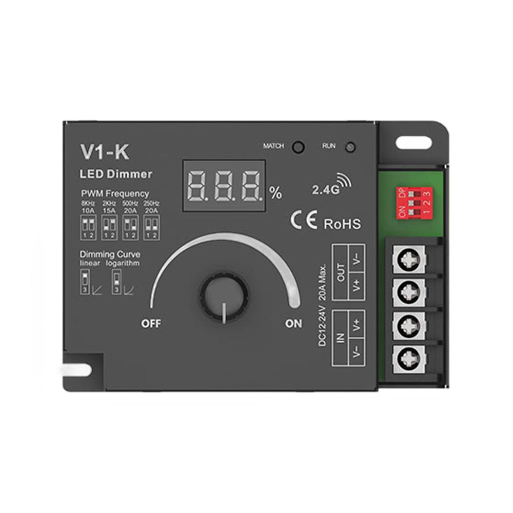 Skydance V1 V1-L V1-K V1-H 2.4G LED Dimmer Controller 1/3/4 Channel Dimmer WiFi RF Touch CV Controller For Single Led Strip