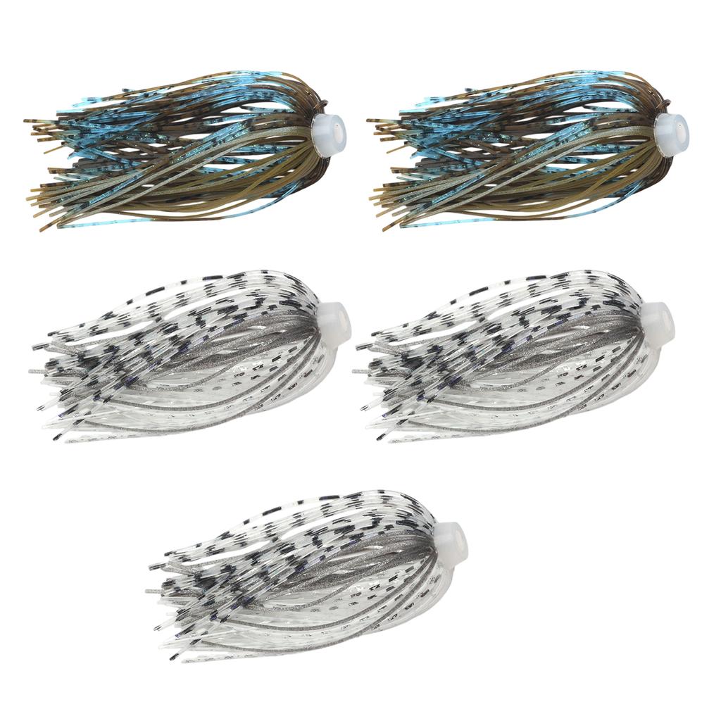 5 sztuk Przynęty Jigowe Woblery Spinnerbait Spódniczki 88 Nitek Silikonowe Spódniczki do Jiga Miękkie Spódniczki Parasolowe Akcesoria do Wędkowania