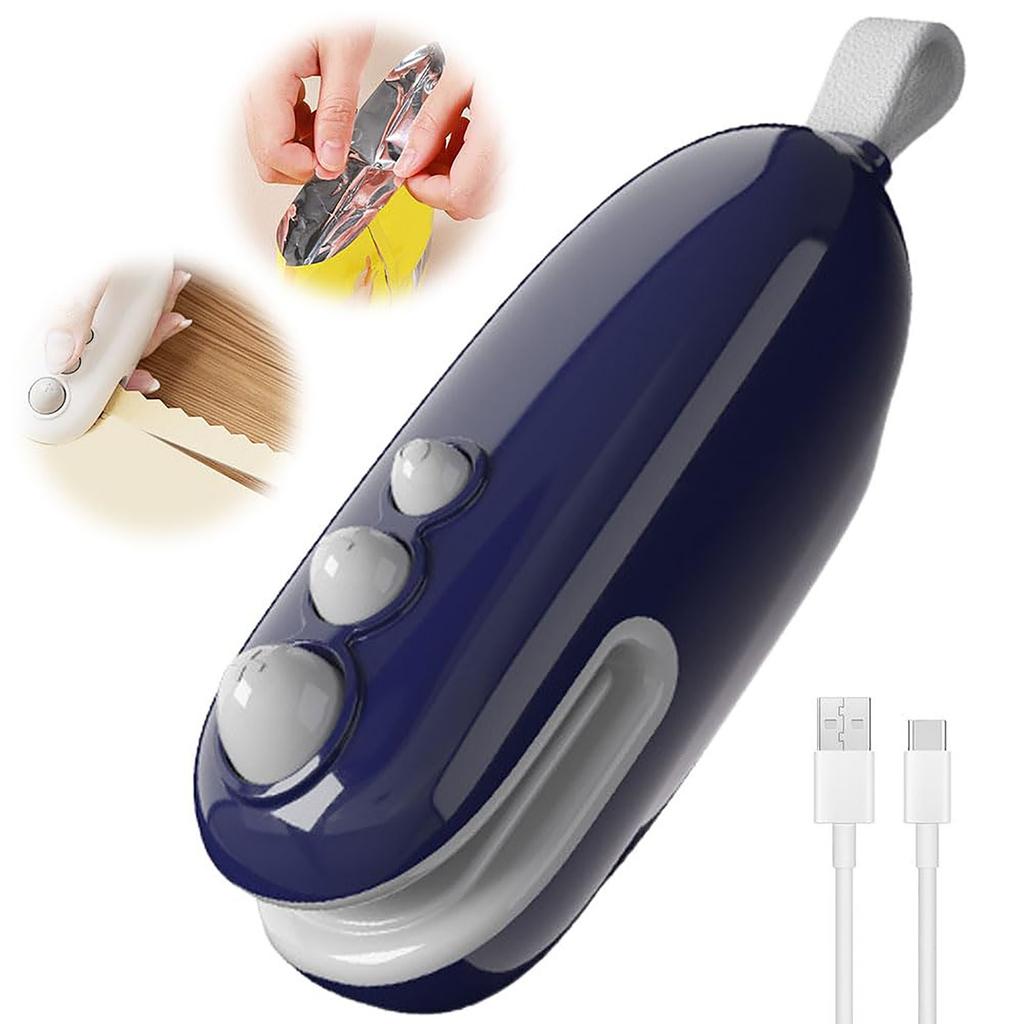 Heat Sealing Machine For Home Use – Portable Handheld Automatic Bag Sealer For Snack & Plastic Bags