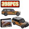 398PCS SUV CAR Building Blocks Toys P400 Off-road Vehicle Desktop Display DIY Toys Children's Festival Gifts