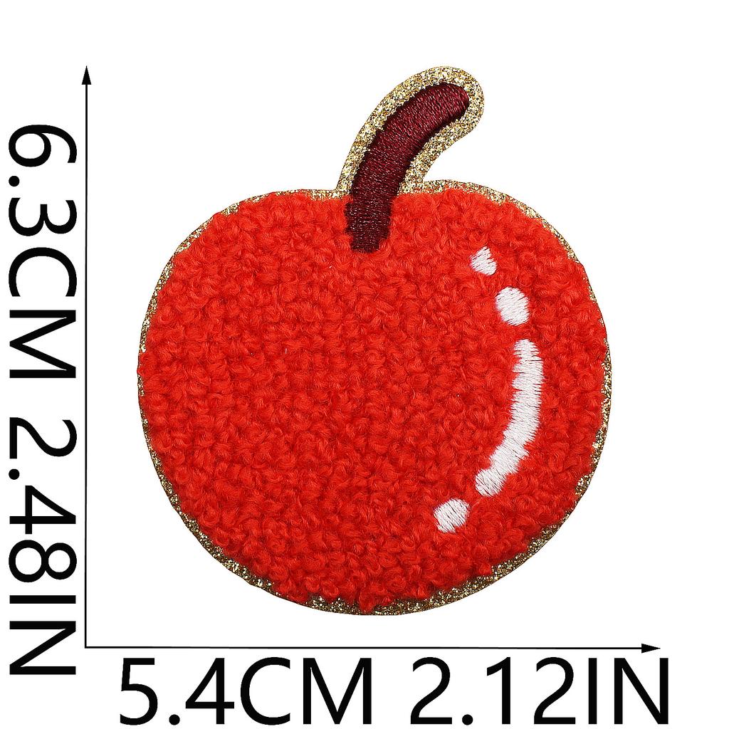 Sweet Candy Embroidery Cloth Sticker Lollipop Chapter Boy Clothes Bag Decoration Carrot Fudge Patch Sticker Ironing