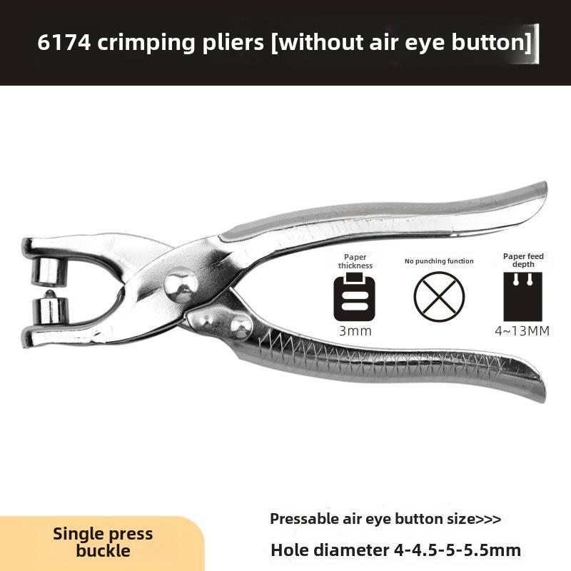 Heavy-Duty Manual Eyelet Punching Tool for DIY Projects.