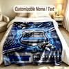 Other Similar Designs Theme Custom Blanket Personalized Name & Text Customized Soft Warm Throw Blanket Home Decor
