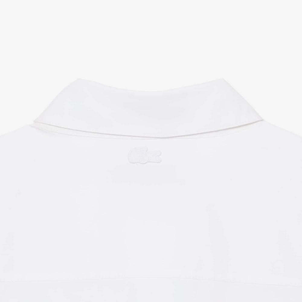 Lacoste Women's Poplin Crocodile Print Shirt CF1199-56G001