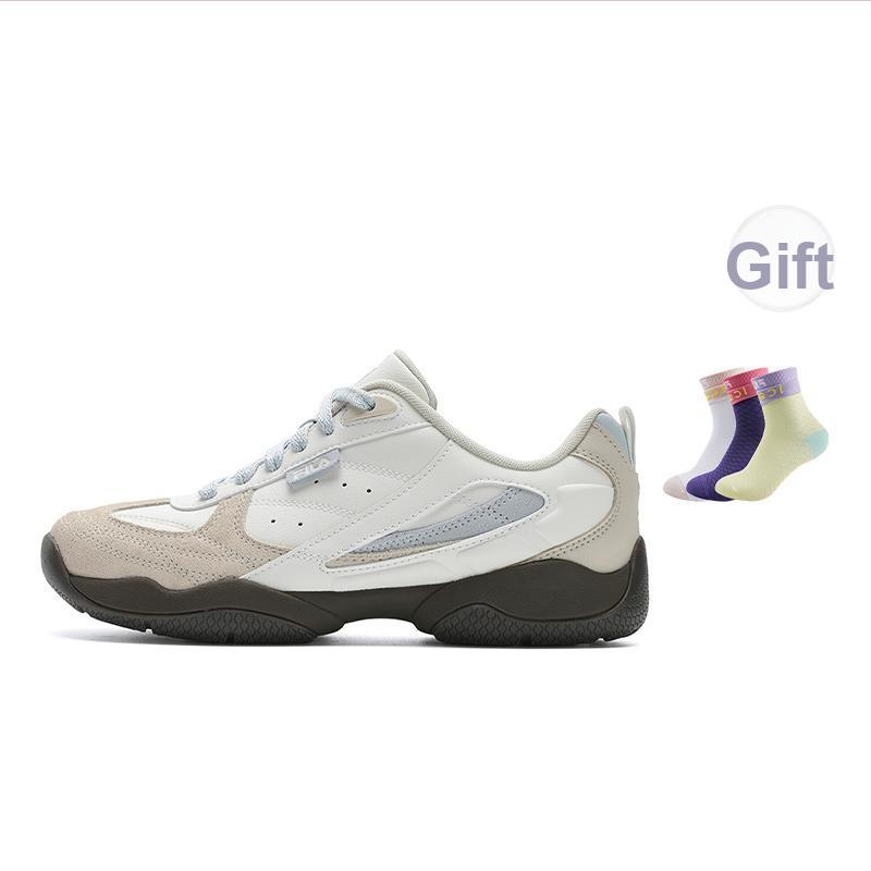 New FILA FOUNTAIN Shoes Breathable Low Top Casual Shoes Women's Coconut Milk White F12W531105FCP