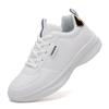 Fashionable and Casual New Leather Waterproof and Anti Slip Thick Soled Letter Sports and Leisure Running Plus Size Women's Shoes