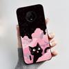 For Nokia C200 C100 Case Cute Love Rabbit Funny Cartoon Black Soft Silicone Protective Cover For NokiaC200 NokiaC100 Phone Case