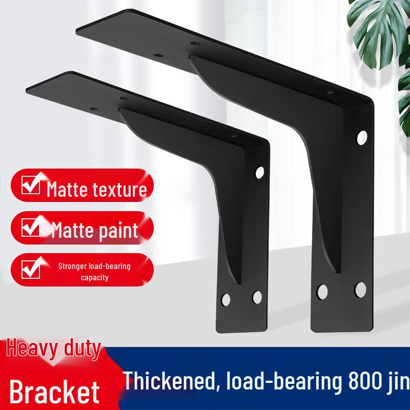 Heavy-Duty Triangle Bracket Wall Shelf Kit
