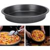 2Pcs Pizza Pan, 6in/9in/10in/12in Deep Dish Round Pizza Pan for Oven, Non Stick Thickened Carbon Steel Baking Pan for Home Kitchen, Dishwasher