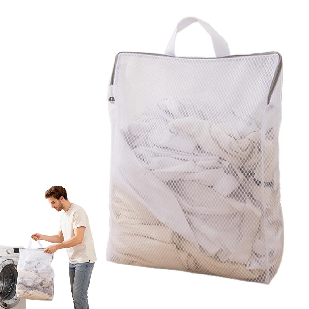 Mesh Hanging Laundry Bags, Wash Bag for Delicates Mesh Laundry Bags for Dormitory, Travelling Rectangular Laundry Bags