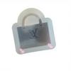 Stampo in Silicone per Borsa Stile Designer per Fai da Te Giocattolo Spremibile, Candele, Resina, Gesso e Cioccolato