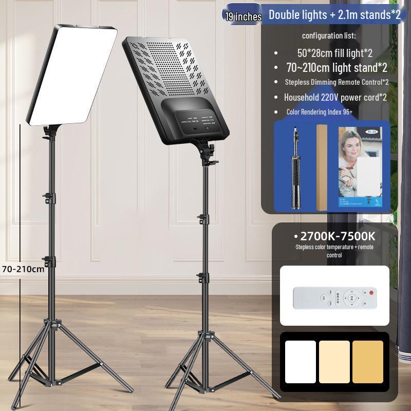 Doldurma Işığı ve Termometreli Bluetooth Tripod - Canlı Yayın ve Fotoğrafçılık İçin Yere Basan, Teleskopik Cep Telefonu Tutucu
