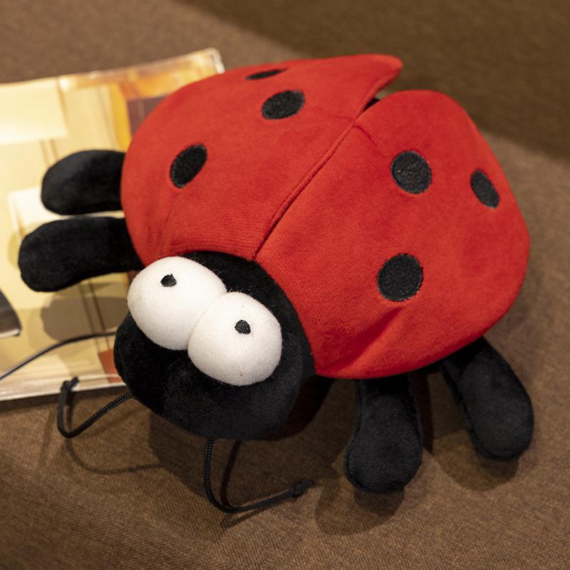 Non-Toxic 20-40Cm Cartoon Cute Bee Plush Doll Pillow Fun Soft Insect Bee Ladybug Caterpillar Plush Toy Home Decor Gift For Children And Children