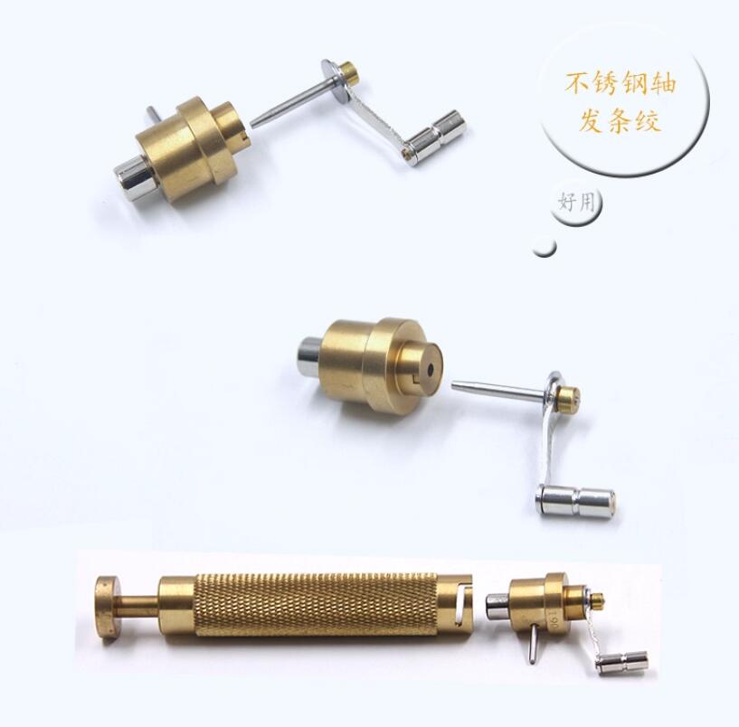 Aufzugsfeder-Aufzieher-Set Messing Uhrenreparaturwerkzeug Armbanduhr-Reparaturset DIY Uhrmacherwerkzeuge legierter Stahl Uhrenaufzieher