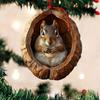 Animal Christmas Ornaments 2D Acrylic Forest Animal Cute Woodland Animal Animal Pattern Christm L5C9