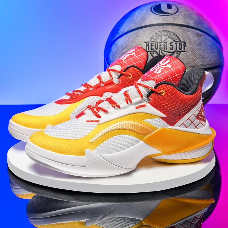 Professional basketball shoes for junior high school students and teenagers, low-top, breathable, anti-slip and wear-resistant