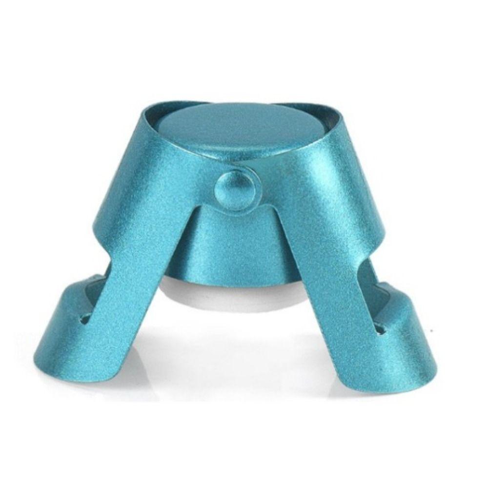 

1 шт. Шампанская пробка из нержавеющей стали, герметичная пробка для винной бутылки, укупорка для бутылки шампанского синий