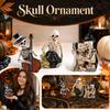 Funny Skeleton Resin Figurine Halloween Decoration for House Party Supplies
